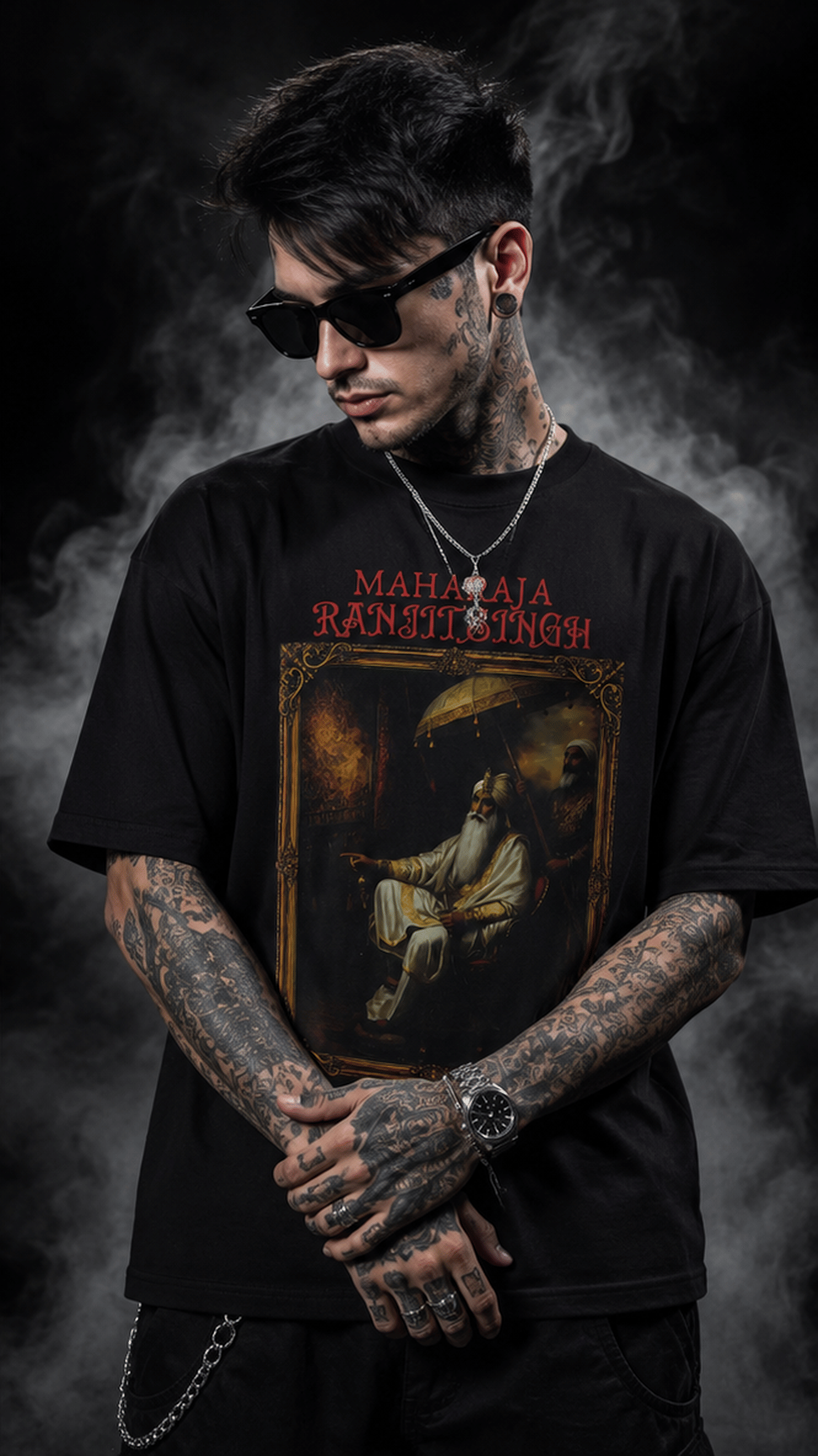 maharaja ranjit singh oversized t shirt